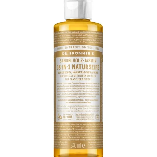 Flüssigseifen Sandelholz-Jasmin 18-1 Naturseife von Dr. Bronner's