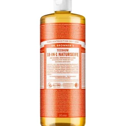 Flüssigseifen Teebaum 18-in-1 Naturseife von Dr. Bronner's
