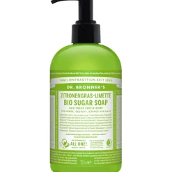 Flüssigseifen Zitronengras-Limette Bio Sugar Soap von Dr. Bronner's