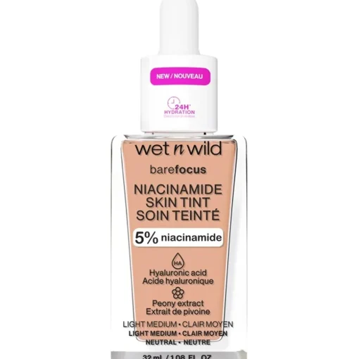 Foundation Bare Focus Niacinamide Skin Tint von wet n wild