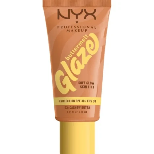 Foundation Buttermelt Glaze LSF 30 von NYX Professional Makeup