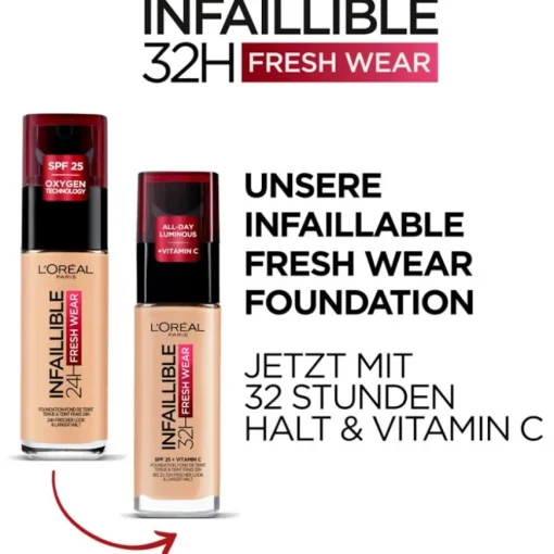 Foundation Infaillible 32H Fresh Wear von L’Oréal Paris