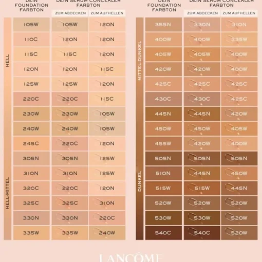 Foundation Teint Idole Ultra Wear Care & Glow Serum Concealer von Lancôme