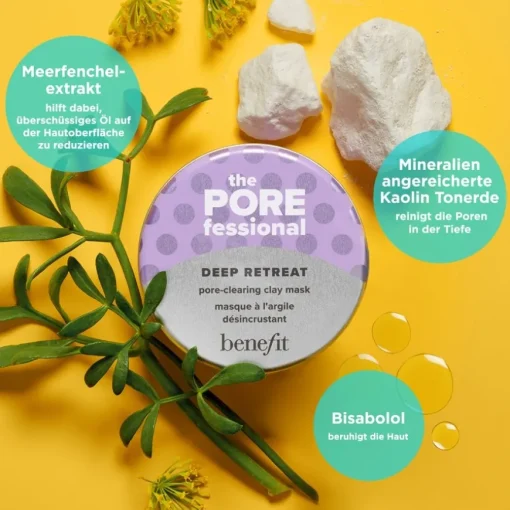 Gesichtsmasken The POREfessional Deep Retreat - Poren klärende Tonerde Maske von Benefit