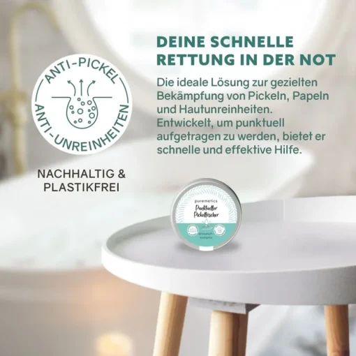 Gesichtspflege Punktueller Pickellöscher von puremetics