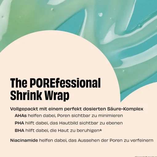 Gesichtspflege The POREfessional Shrink Wrap - Overnight AHA+PHA Poren-Treatment von Benefit