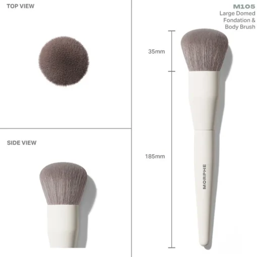 Gesichtspinsel M105 Large Domed Foundation & Body Brush von Morphe