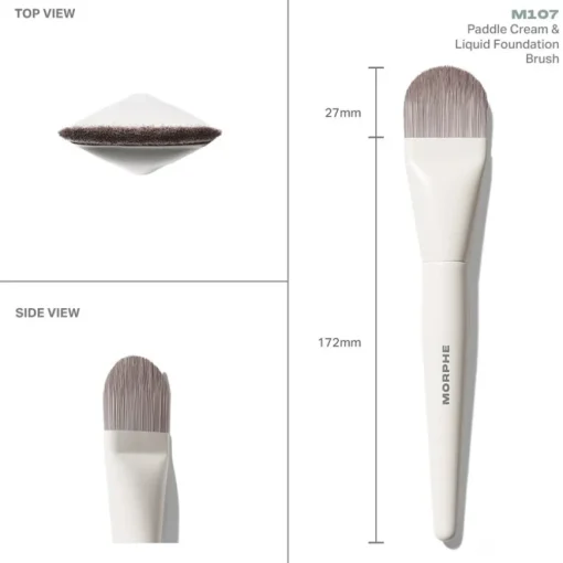 Gesichtspinsel M107 Paddle Cream & Liquid Foundation Brush von Morphe