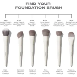 Gesichtspinsel M107 Paddle Cream & Liquid Foundation Brush von Morphe