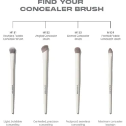 Gesichtspinsel M131 Rounded Paddle Concealer Brush von Morphe