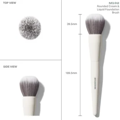 Gesichtspinsel M102 Rounded Cream & Liquid Foundation Brush von Morphe