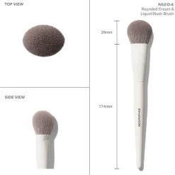Gesichtspinsel M204 Rounded Cream & Liquid Blush Brush von Morphe
