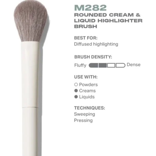 Gesichtspinsel M282 Rounded Cream & Liquid Highlight Brush von Morphe