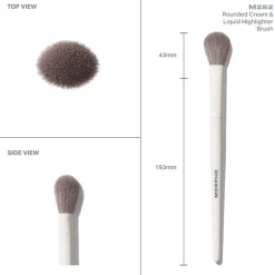 Gesichtspinsel M282 Rounded Cream & Liquid Highlight Brush von Morphe
