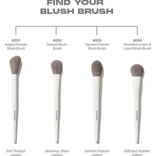 Gesichtspinsel M202 Slanted Blush Brush von Morphe