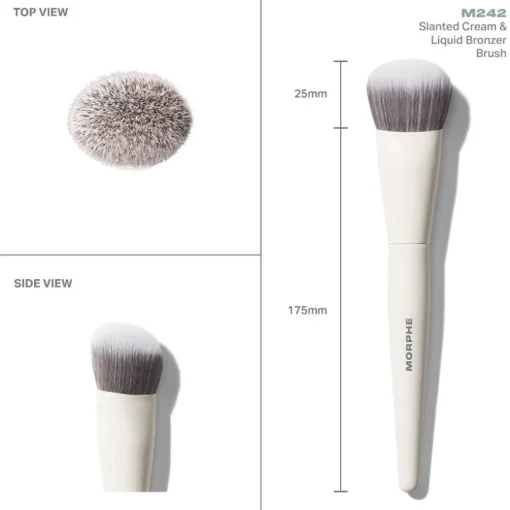 Gesichtspinsel M242 Slanted Cream & Liquid Bronzer Brush von Morphe