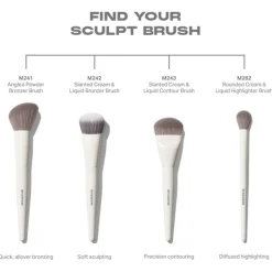 Gesichtspinsel M242 Slanted Cream & Liquid Bronzer Brush von Morphe