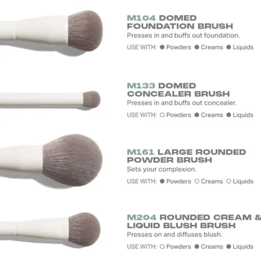 Gesichtspinsel-Sets Best of Blends 8-Piece Face & Eye Brush Set von Morphe