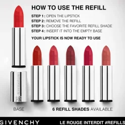 GIVENCHY LIPPEN MAKE-UP Le Rouge Interdit Intense Silk