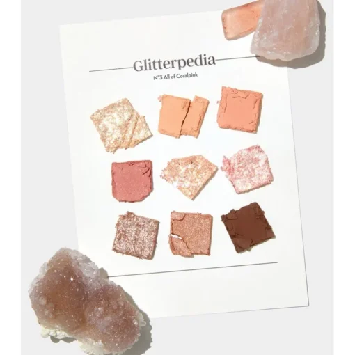 Glitterpedia Eye Palette N°3 All of Coralpink von Unleashia
