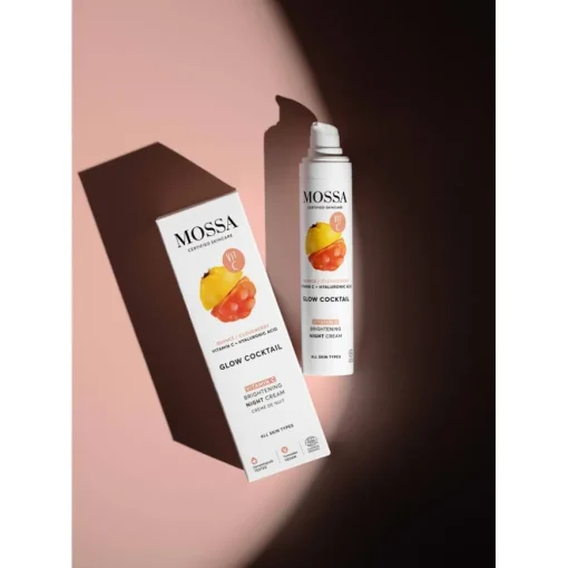 Glow Cocktail Brightening Night Cream von Mossa