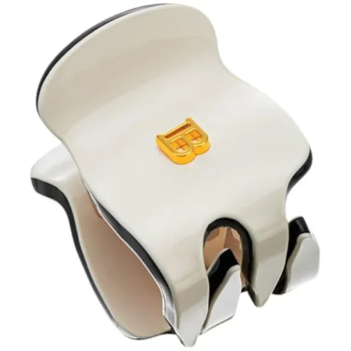 Haarklammern Cellulose Acetate Pince White von Balmain Hair Couture