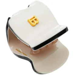 Haarklammern Cellulose Acetate Pince White von Balmain Hair Couture