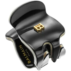 Haarklammern Cellulose Acetate Pince Black von Balmain Hair Couture