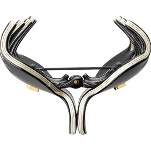 Haarklammern Cellulose Acetate Pince Black von Balmain Hair Couture