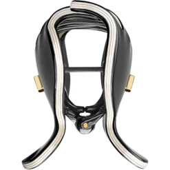 Haarklammern Cellulose Acetate Pince Black von Balmain Hair Couture