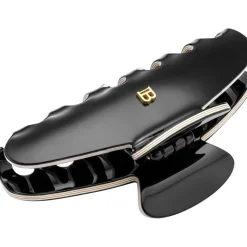 Haarklammern Cellulose Acetate Pince Black von Balmain Hair Couture