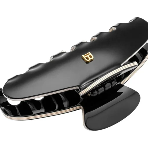 Haarklammern Cellulose Acetate Pince Black von Balmain Hair Couture