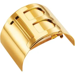 Haarklammern Gold Plated Clip Logo von Balmain Hair Couture