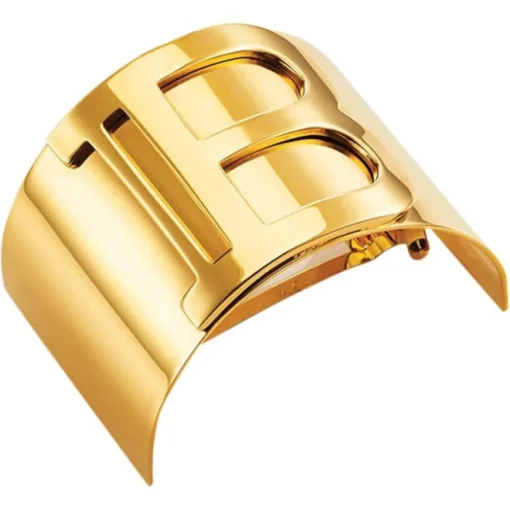 Haarklammern Gold Plated Clip Logo von Balmain Hair Couture