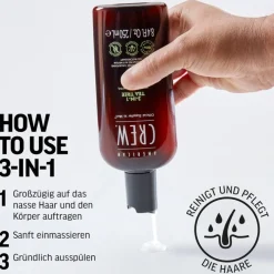 Haarpflege & Körperpflege 3-in-1 Tea Tree Refreshing Shampoo, Conditioner and Body Wash von American Crew