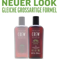 Haarpflege & Körperpflege 3-in-1 Tea Tree Refreshing Shampoo, Conditioner and Body Wash von American Crew