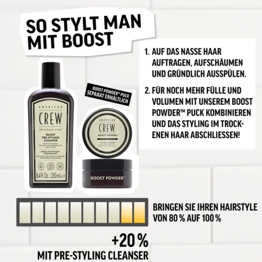 Haarpflege & Körperpflege Boost Pre-Styling Cleanser von American Crew