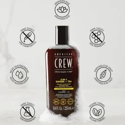 Haarpflege & Körperpflege 3-in-1 Ginger + Tea Shampoo, Conditioner and Body Wash von American Crew