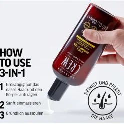 Haarpflege & Körperpflege 3-in-1 Ginger + Tea Shampoo, Conditioner and Body Wash von American Crew