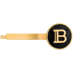 Haarspangen Balmain HC Gold Plated Hair Slide Logo von Balmain Hair Couture