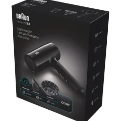 Haartrockner HD2.2 Dryer Glossy Black von BRAUN HAIR CARE