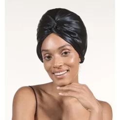 Hair Care Silk Hair Turban Black von slip