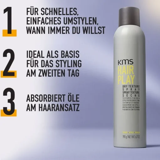 Hairplay Dry Texture Spray von KMS
