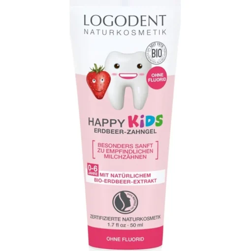 Happy Kids Erdbeer-Zahngel von Logona