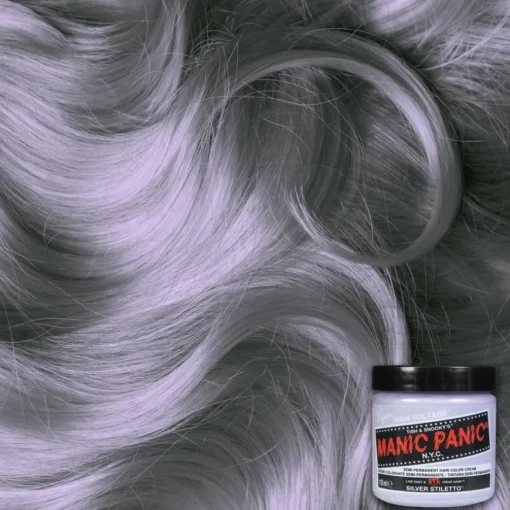 High Voltage Classic Silver Stiletto von Manic Panic