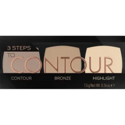 Highlighter 3 Steps To Contour Palette von Catrice