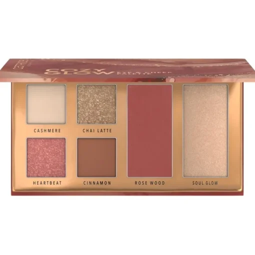 Highlighter Cozy Glow Eye & Cheek Palette von Catrice