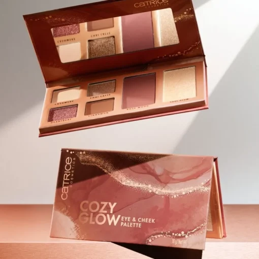 Highlighter Cozy Glow Eye & Cheek Palette von Catrice