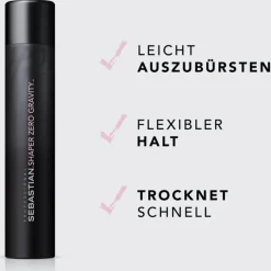 HOLD Lightweight Control Hairspray Shaper Zero Gravity von Sebastian