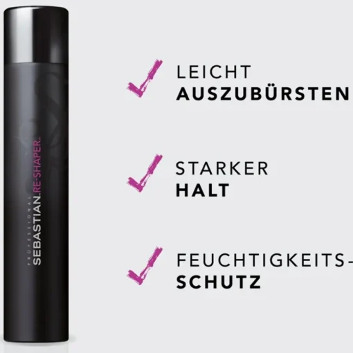 HOLD Strong Hold Hairspray Re-Shaper von Sebastian